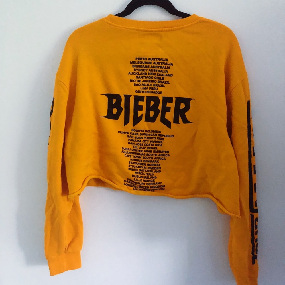 justin bieber purpose tour sweatshirt